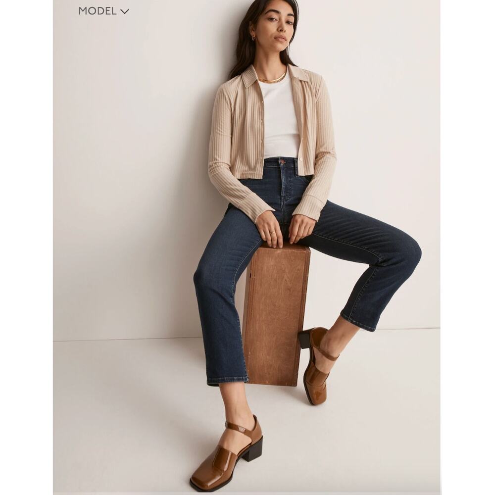MADEWELL Mid-Rise Stovepipe Jeans in Dahill Wash // 25 - Picture 10 of 12